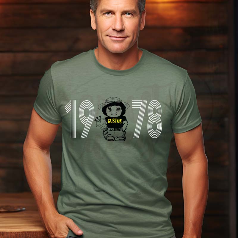 Gustos 1978 tshirt Gustos 1978 tshirt