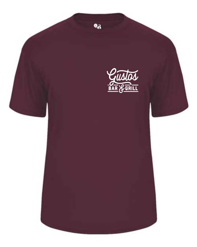 Gustos maroon tshirt Gustos maroon tshirt
