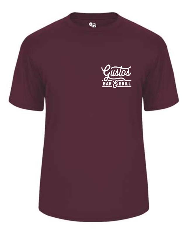 Gustos maroon tshirt